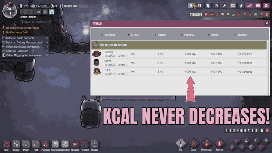 Oxygen Not Included — Duplicant Survival Manager